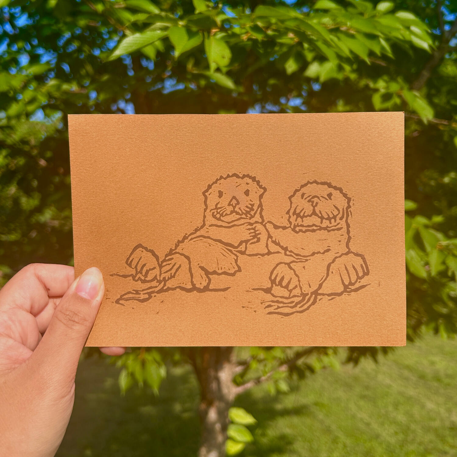 Hand-carved Block Print